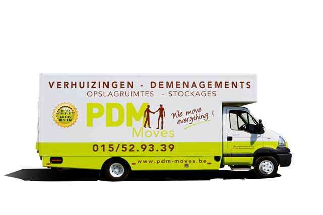 opslagruimteverhuurders Grimbergen PDM-Moves